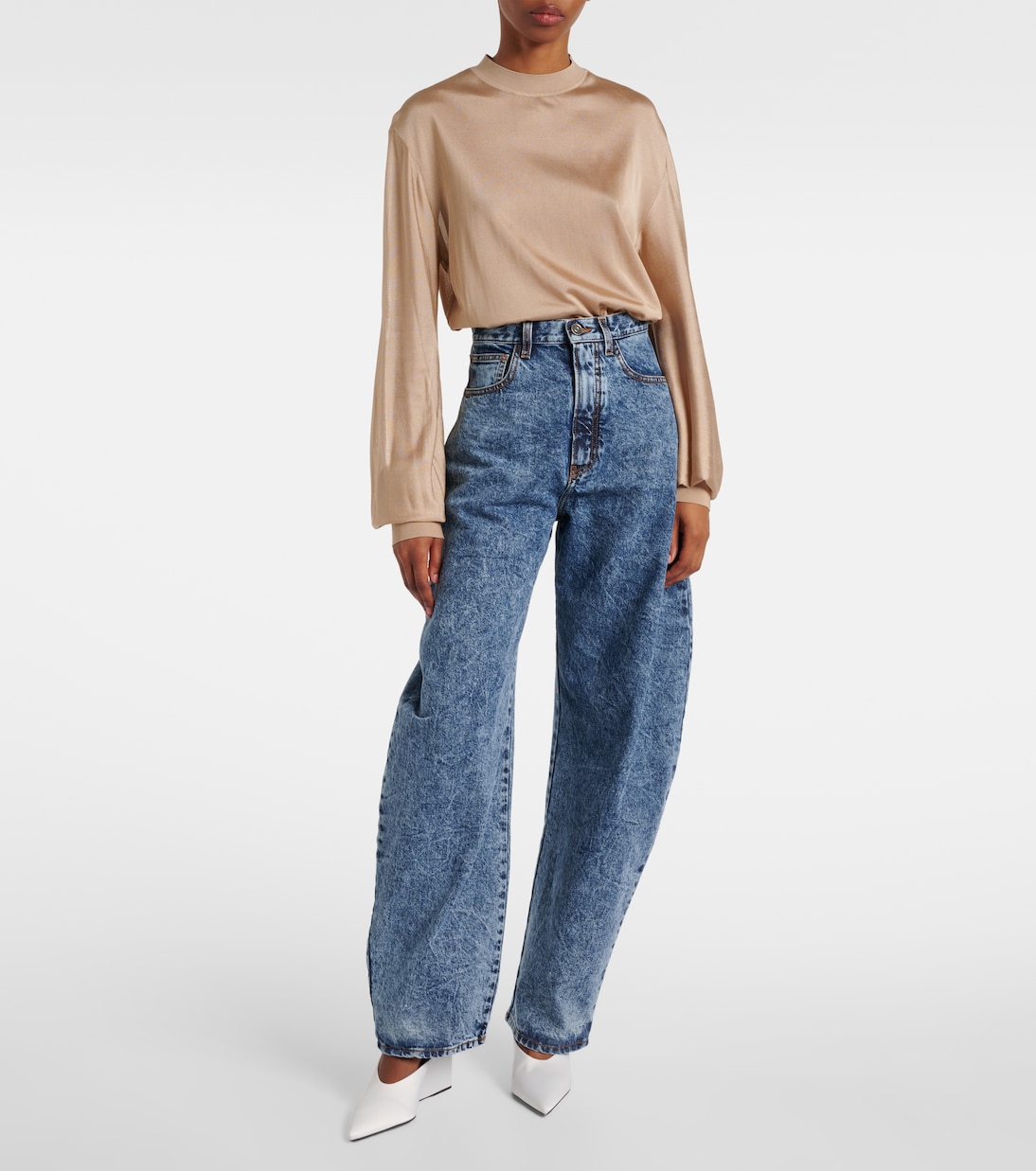 Pullover con lamé  | Alaïa
