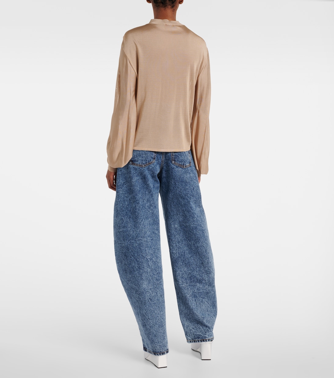 Pullover con lamé  | Alaïa