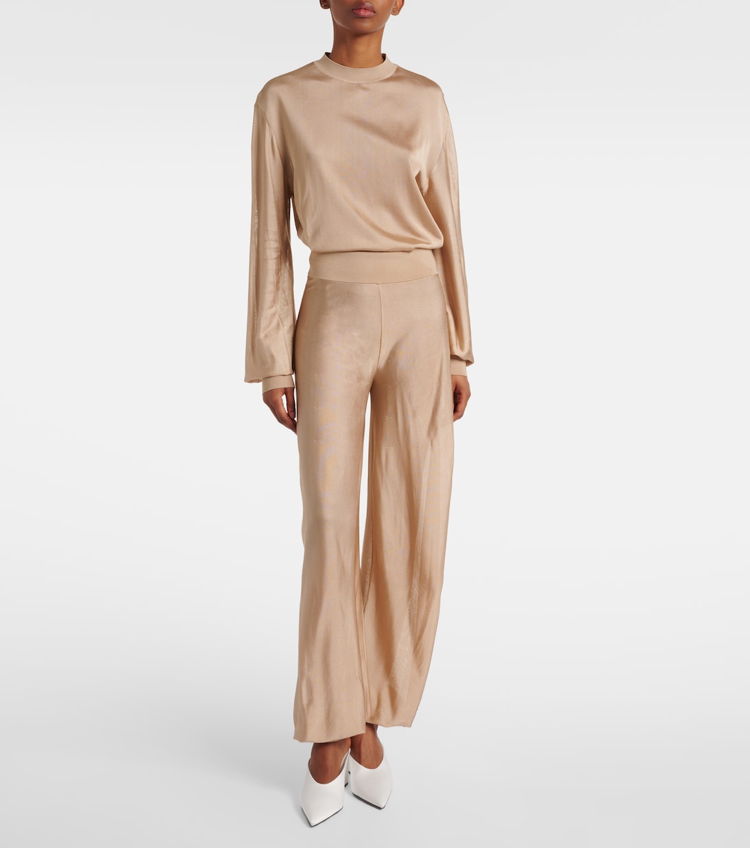 Pullover con lamé  | Alaïa