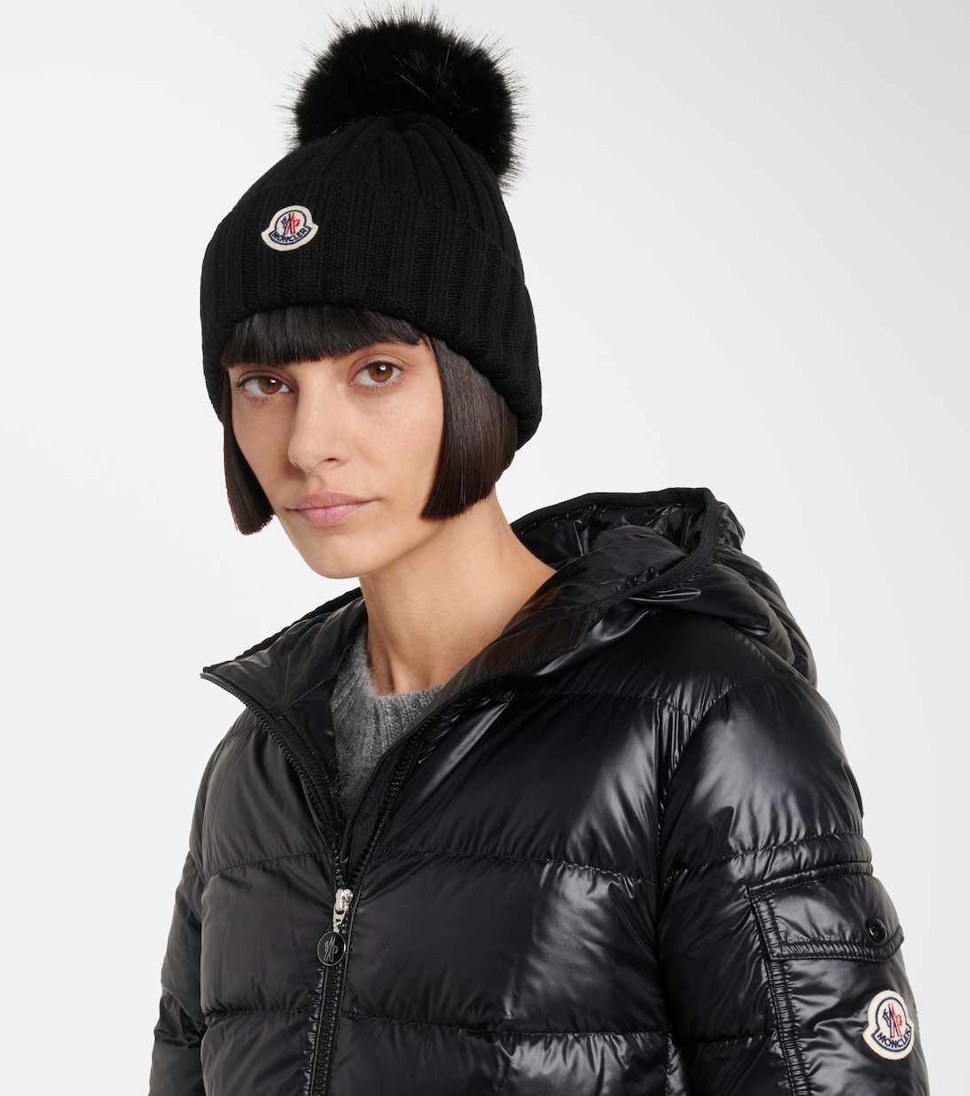 Cappello in lana Moncler per uno stile giovane e moderno