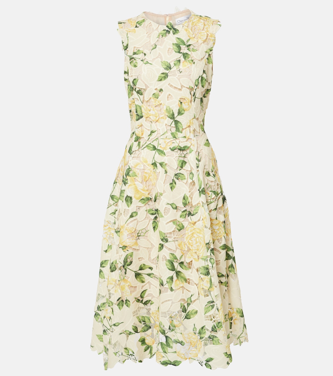 Printed midi dress | Oscar de la Renta