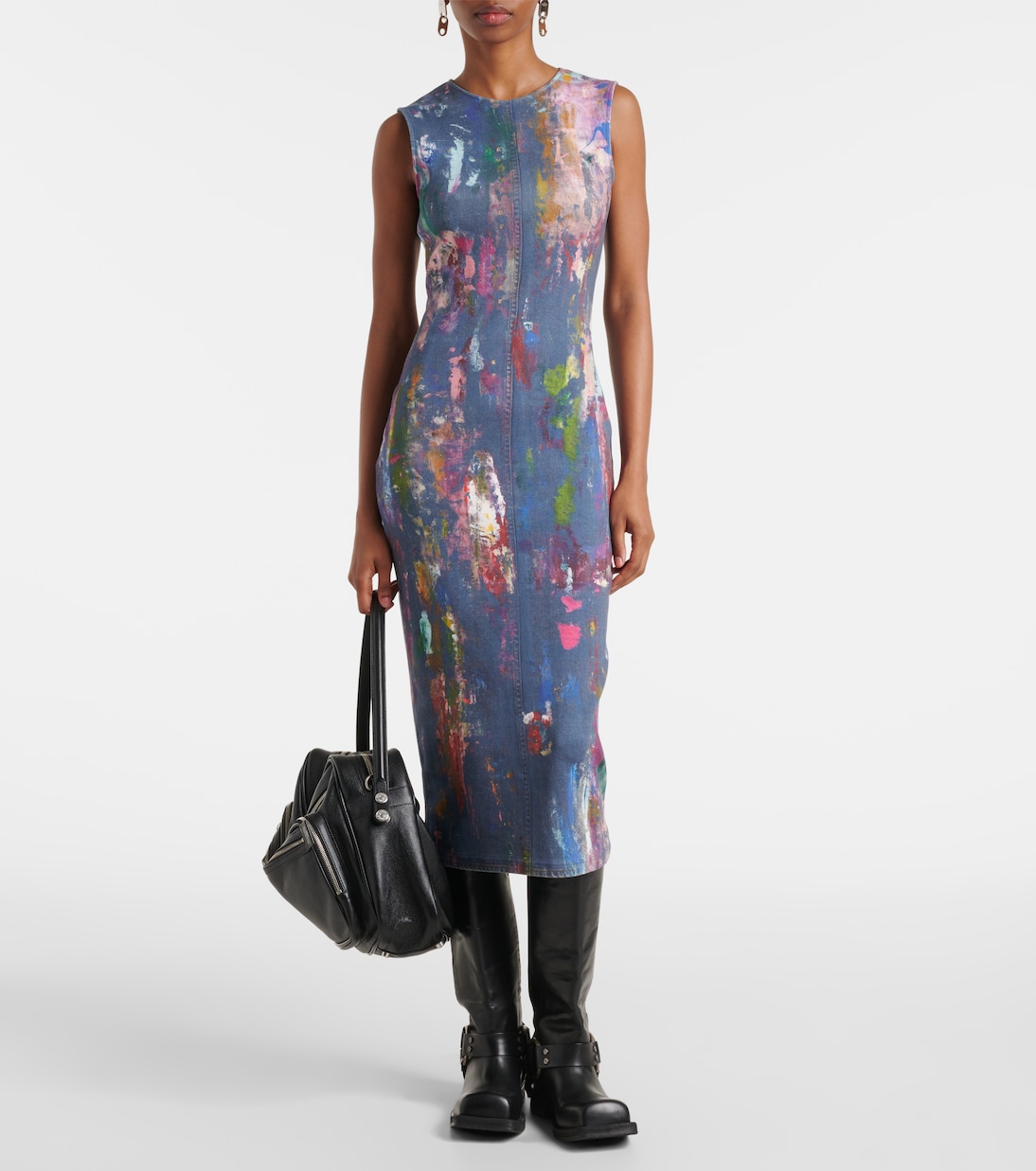 Bedrucktes Midikleid Enka | Acne Studios