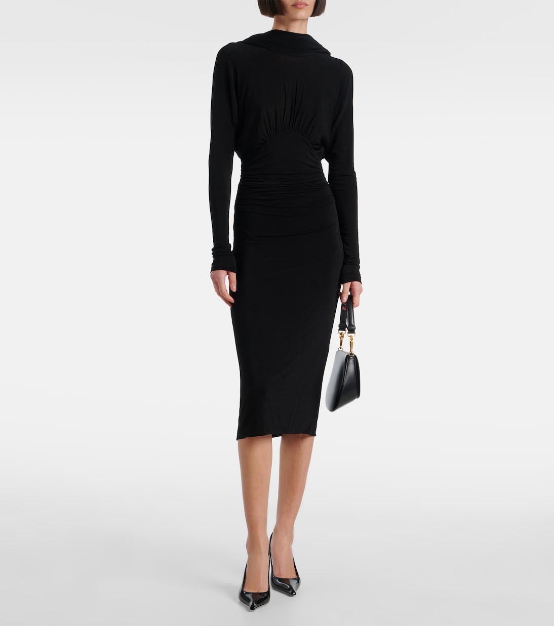 Escarpins compensés Miller 80 en cuir | Saint Laurent