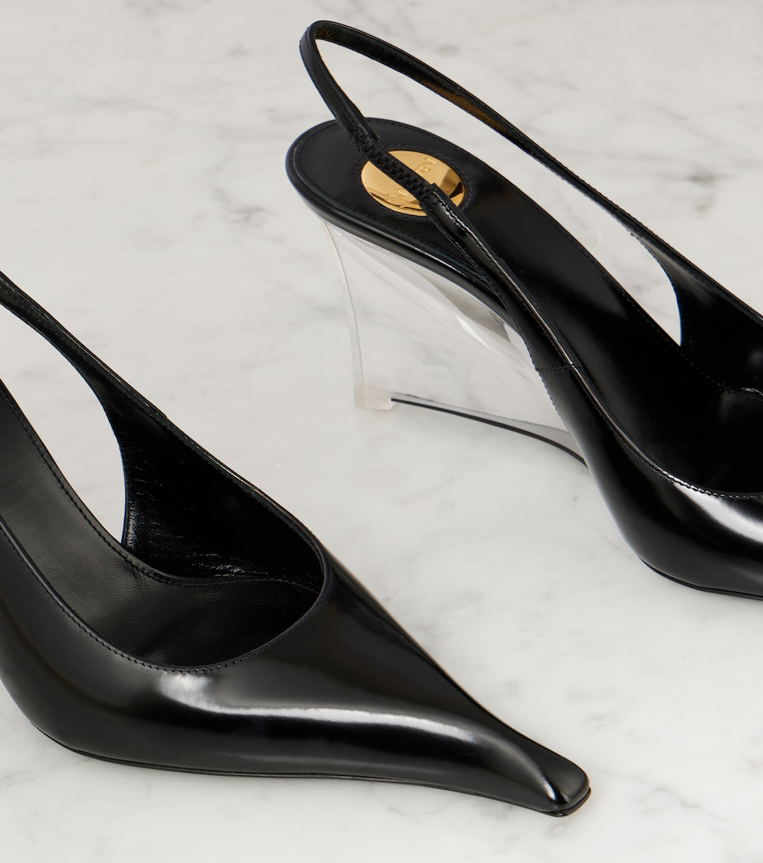 Escarpins compensés Miller 80 en cuir | Saint Laurent