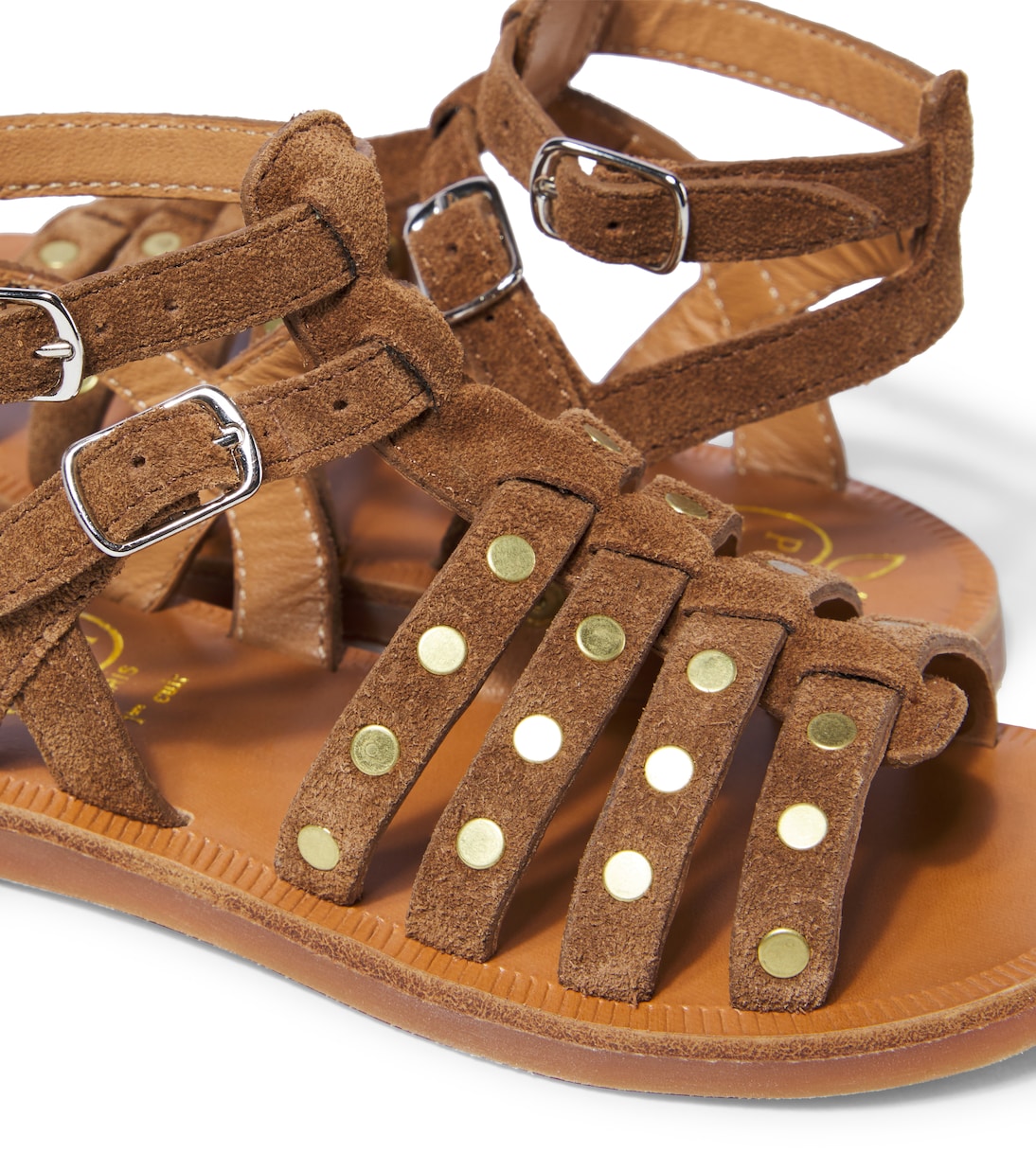 Sandali Plagette in pelle | Pom d'Api