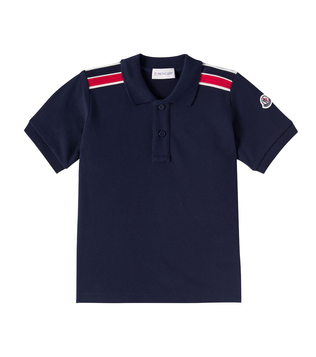T-shirt polo en coton | Moncler Enfant