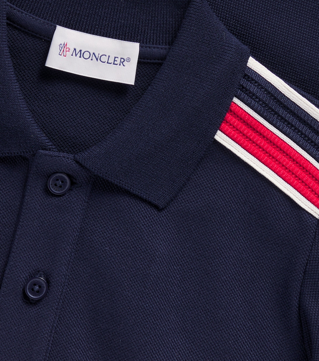 T-shirt polo en coton | Moncler Enfant