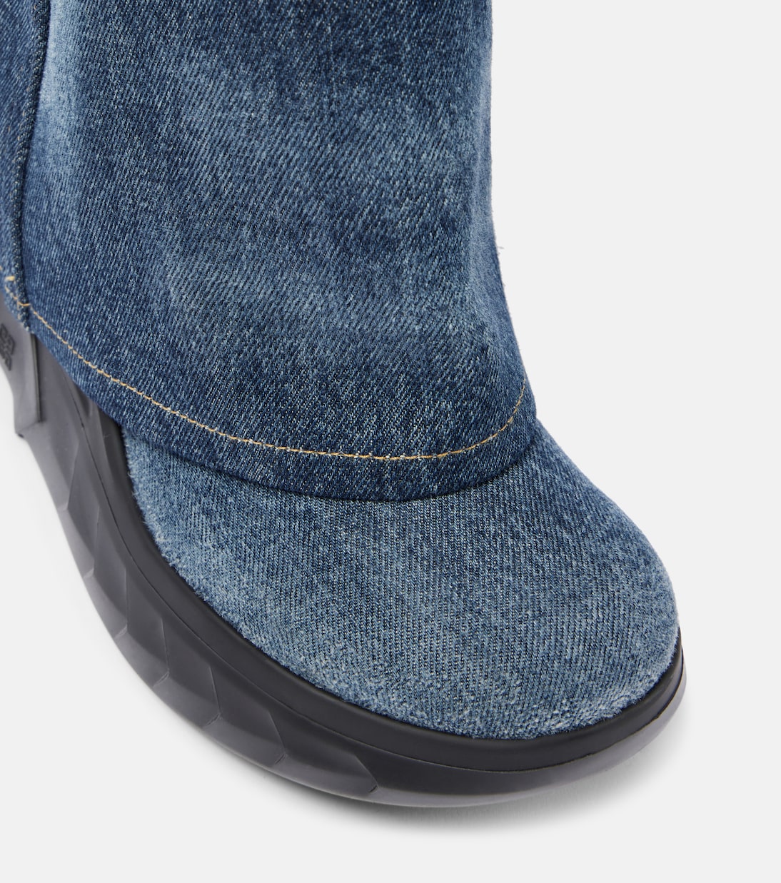 Botines Shark Lock Biker de denim | Givenchy