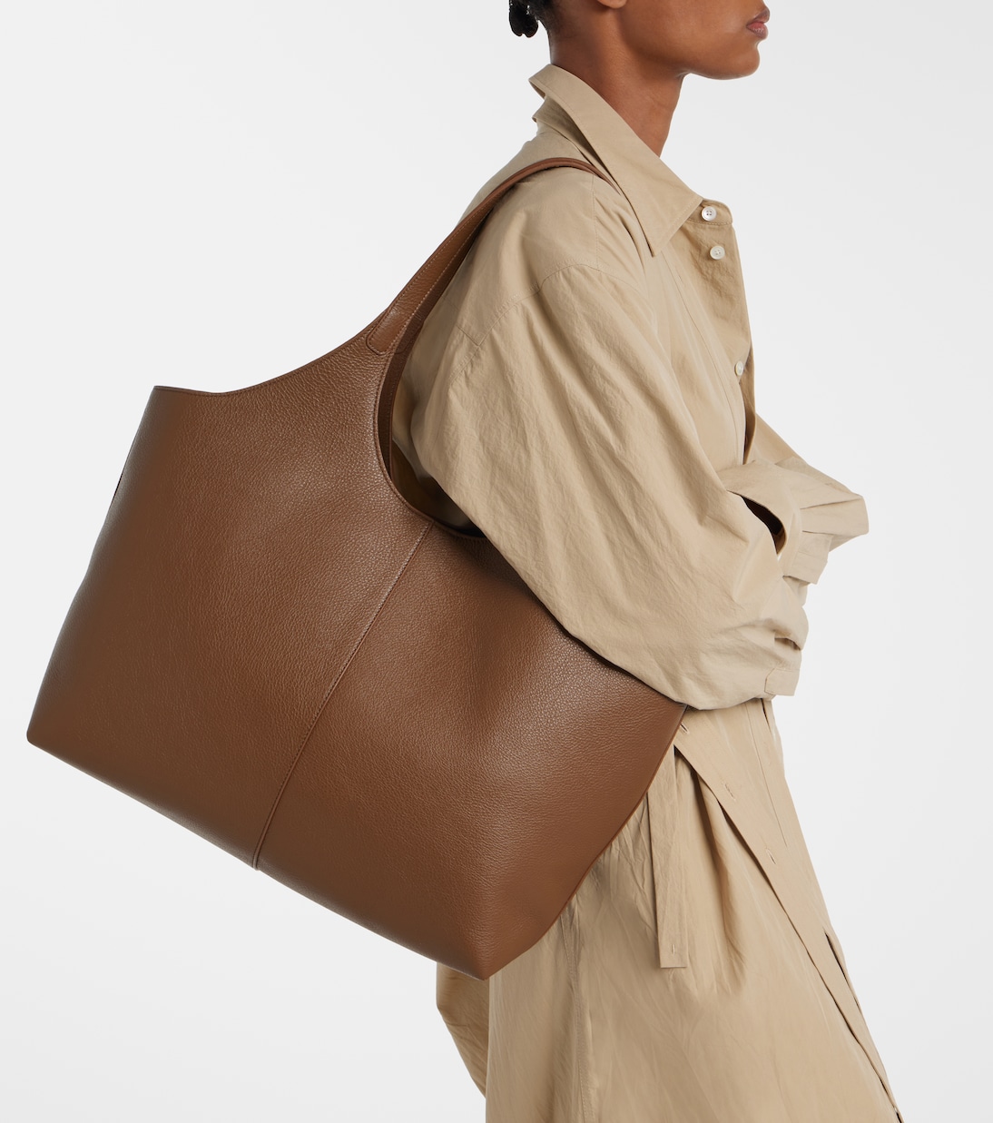Tote Cabas Supple XL aus Leder | Aesther Ekme
