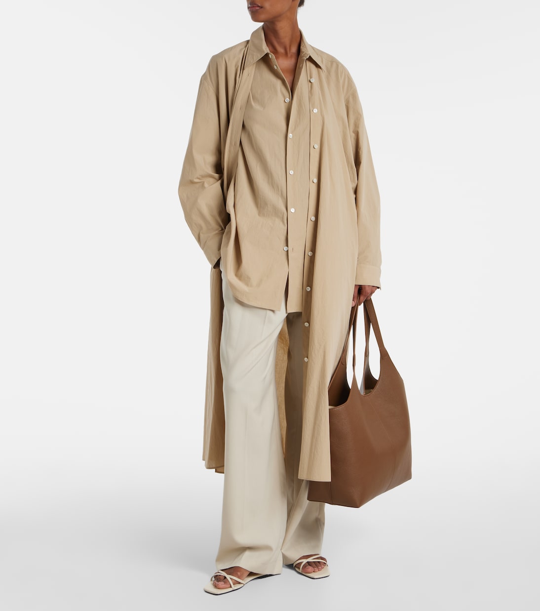 Tote Cabas Supple XL aus Leder | Aesther Ekme