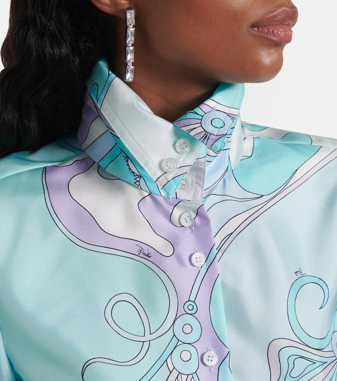 Camicia Orchidee in seta | Pucci