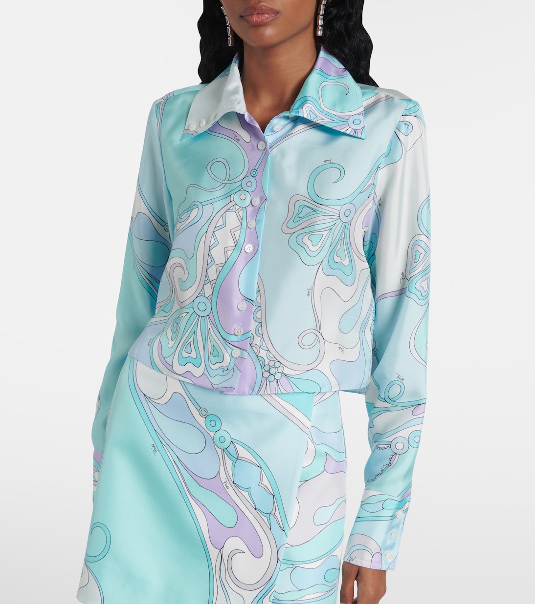 Camicia Orchidee in seta | Pucci