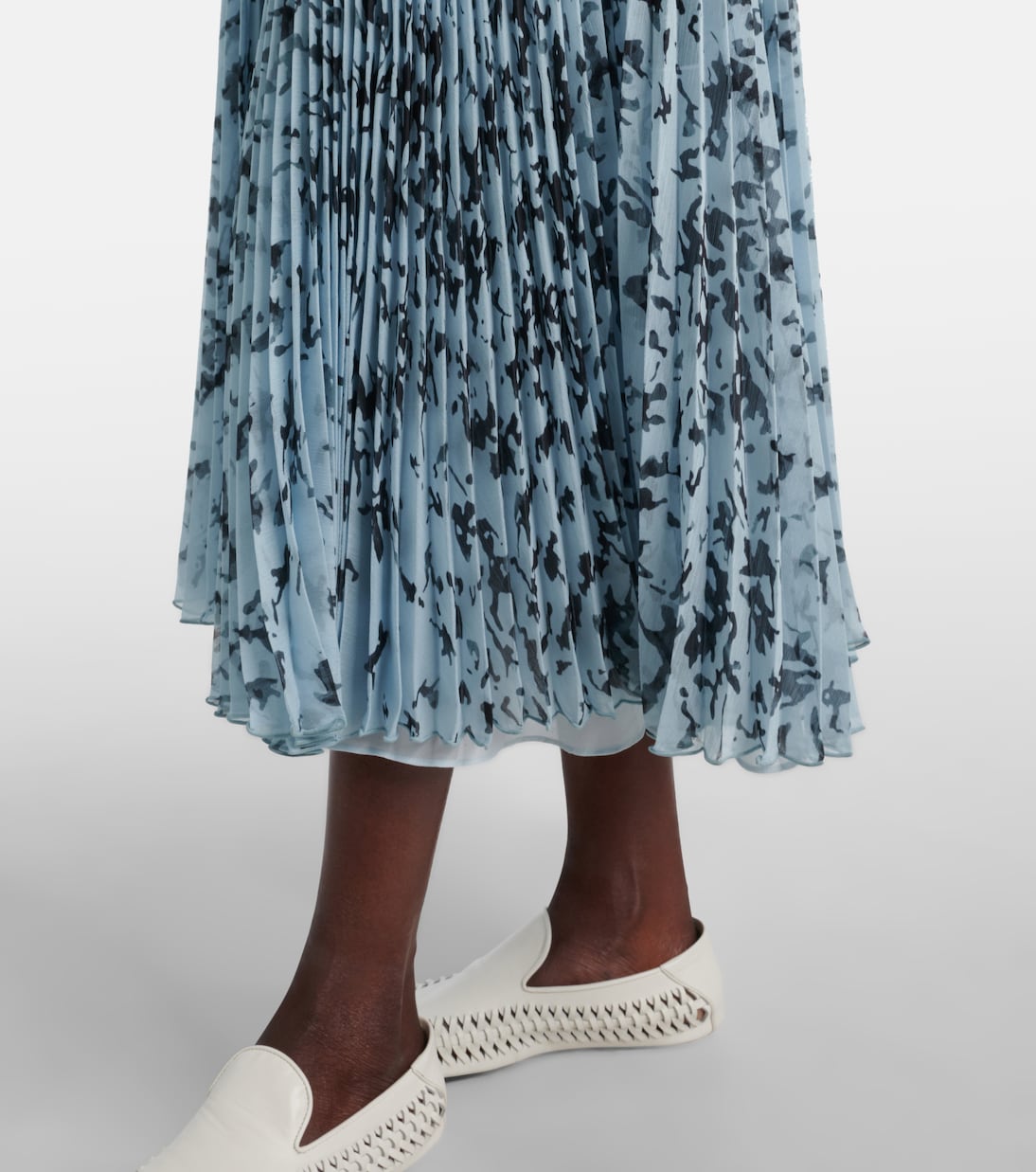 Jones printed chiffon shirt dress | Proenza Schouler