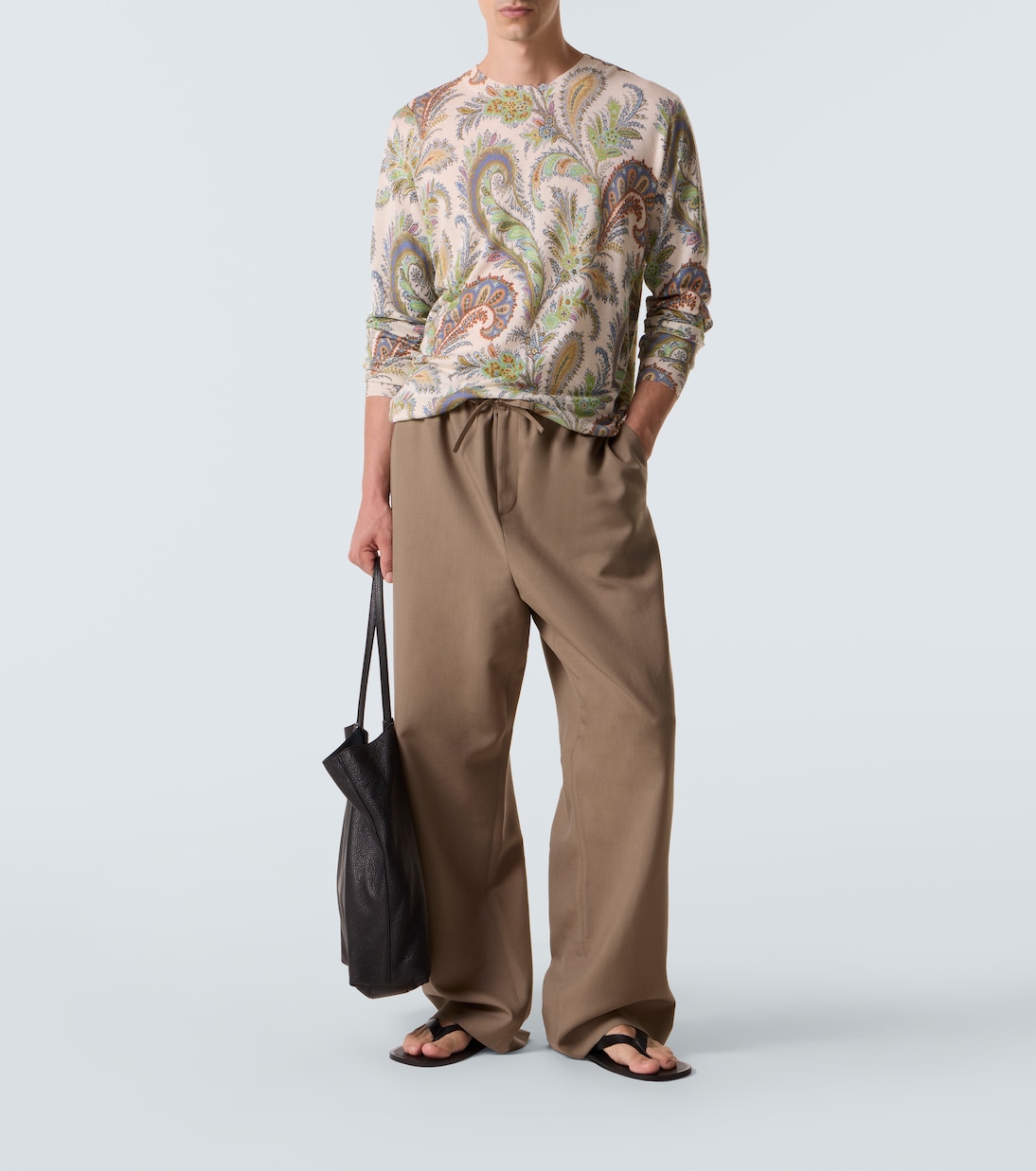 Paisley silk and cashmere sweater | Etro