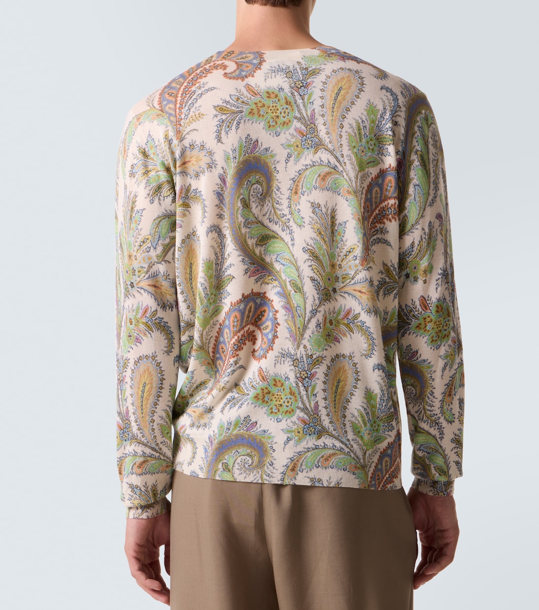 Paisley silk and cashmere sweater | Etro
