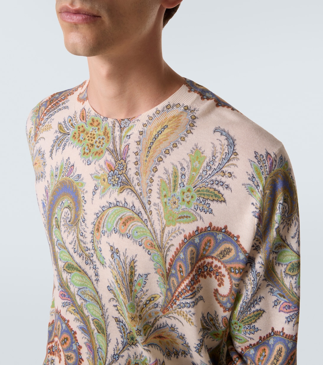 Paisley silk and cashmere sweater | Etro