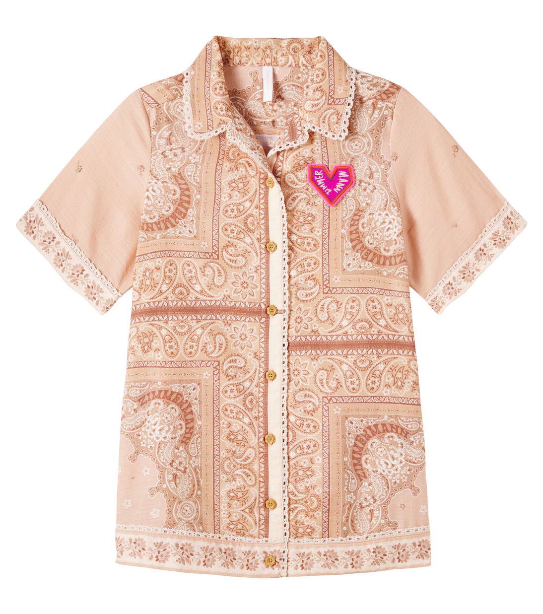 Abito Lucky in cotone con stampa | Zimmermann Kids