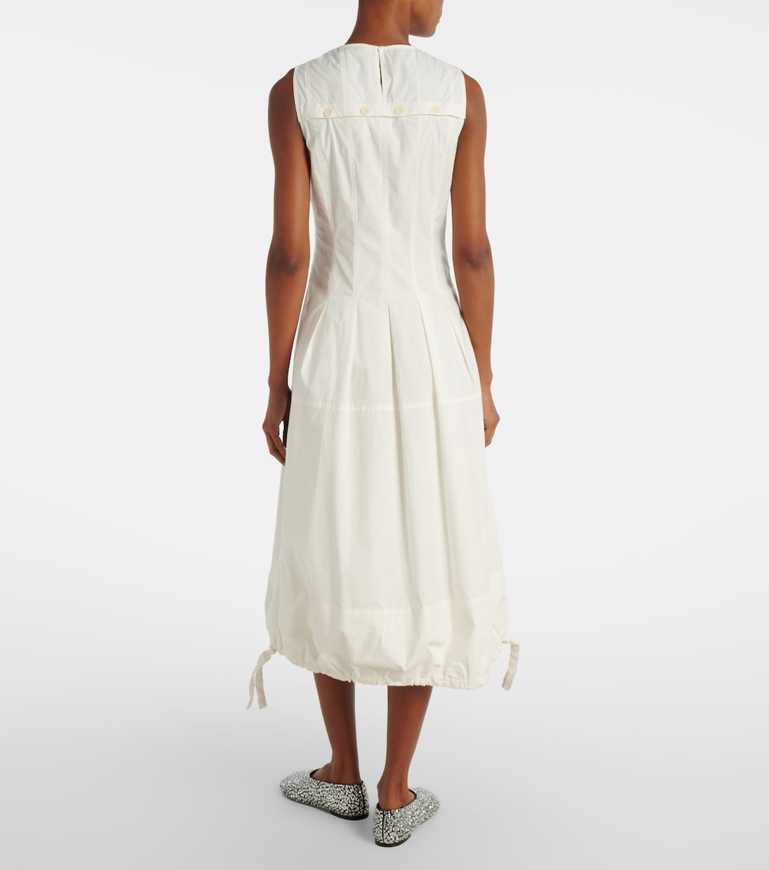 Robe midi Marley en coton | Proenza Schouler