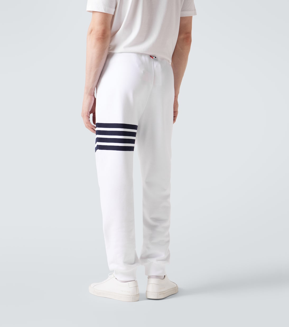 Pantaloni sportivi 4-Bar in jersey di cotone | Thom Browne