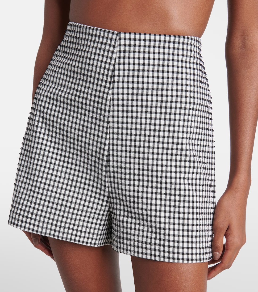 Shorts a vita alta a quadretti | Róhe
