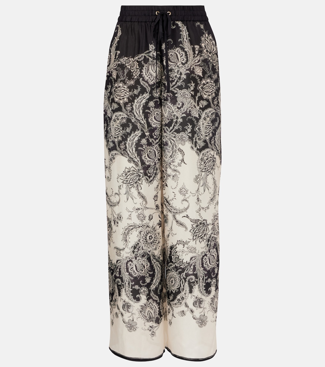 Pantalon ample Rhiannon en soie | Zimmermann