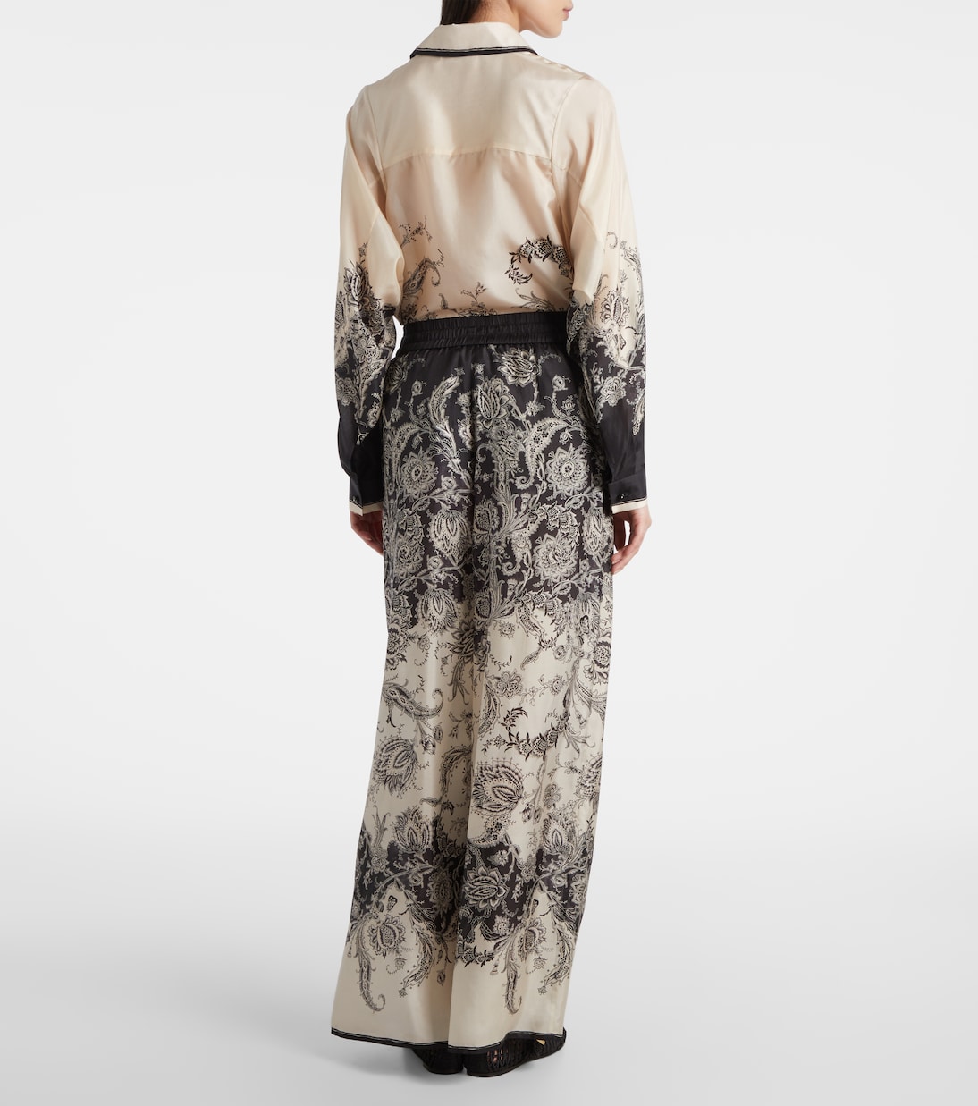 Pantalon ample Rhiannon en soie | Zimmermann