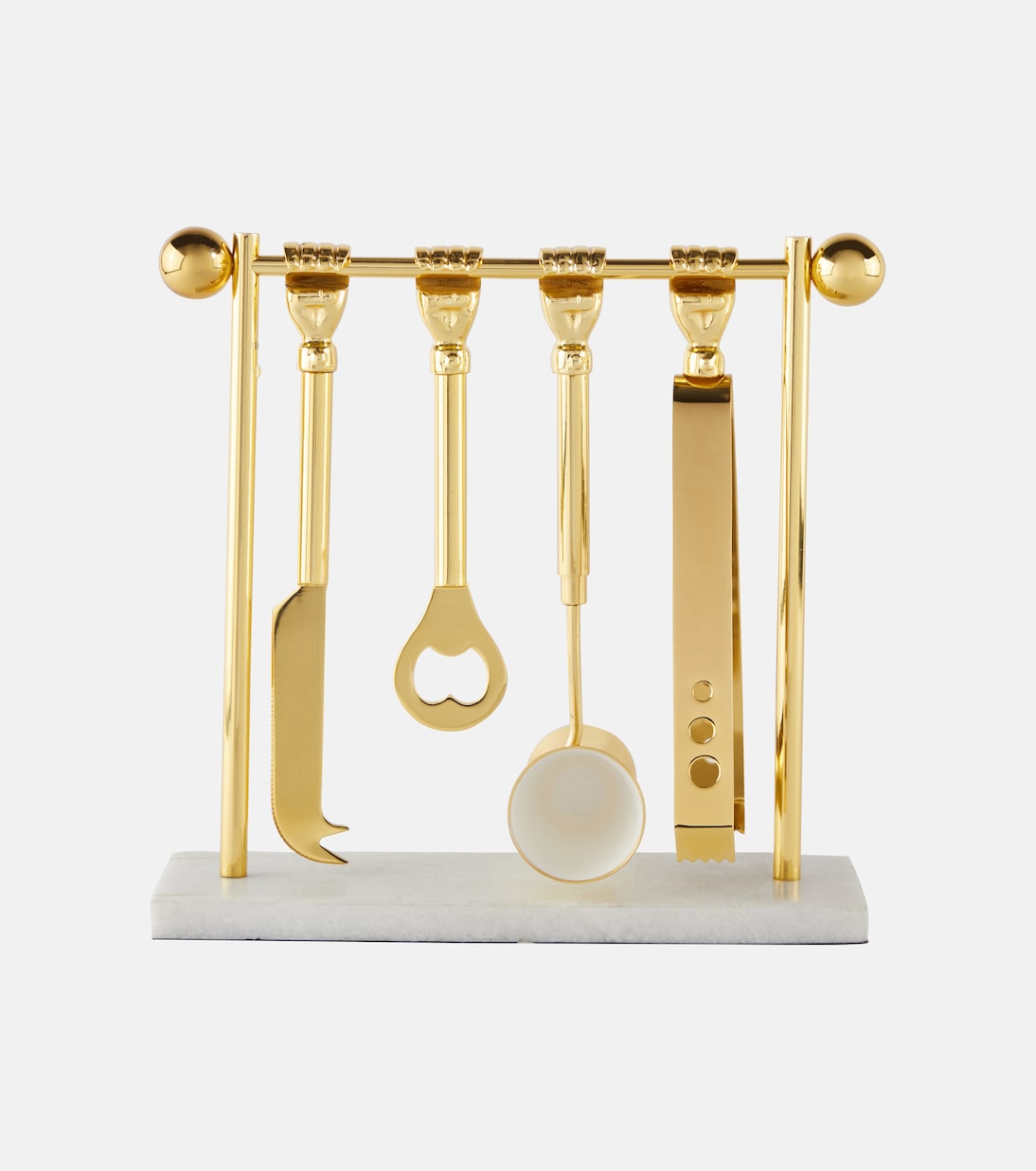 Barbell stainless steel barware set | Jonathan Adler