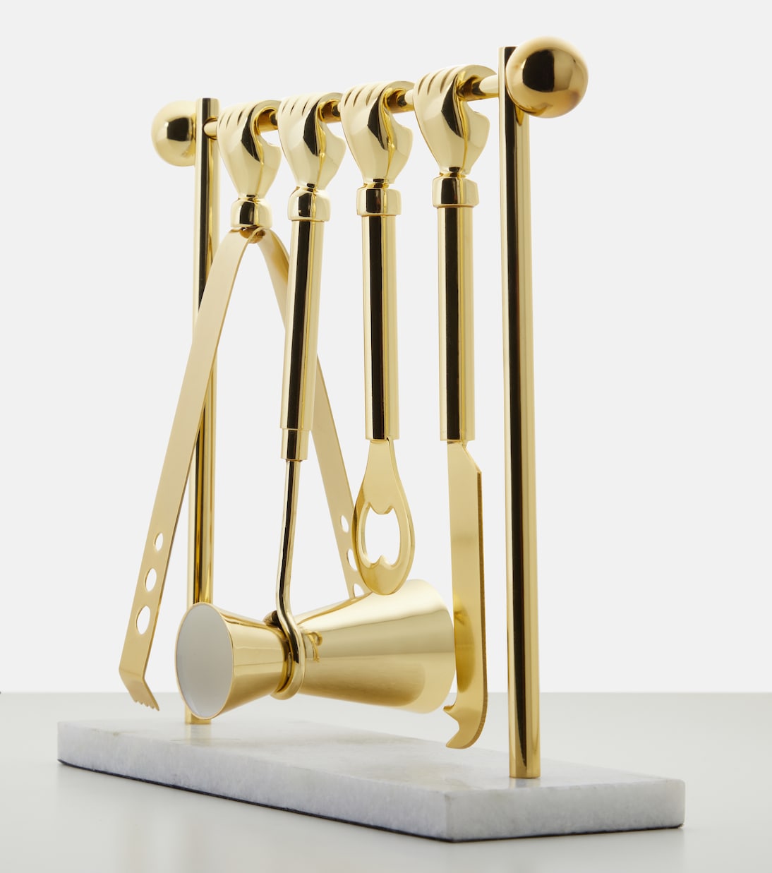 Barbell stainless steel barware set | Jonathan Adler