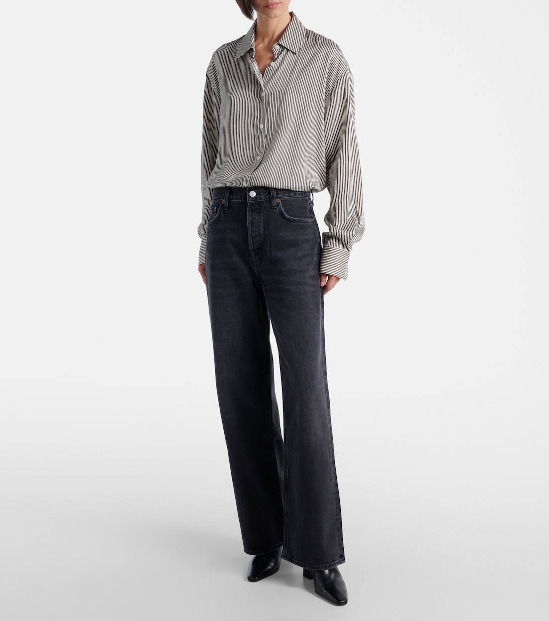 Low Slung Baggy wide-leg jeans | Agolde