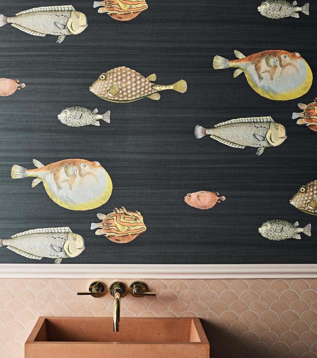 X Cole & Son Tapete Acquario  | Fornasetti