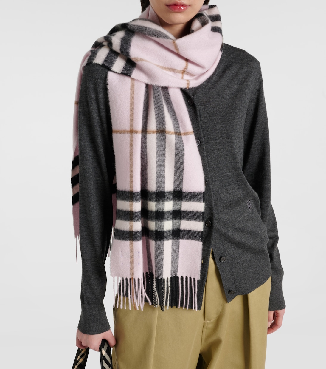 Sciarpa Burberry Check in cashmere | Burberry