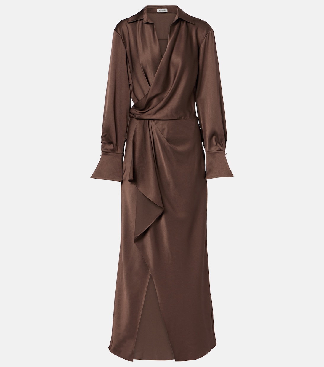 Wickelkleid Talita aus Satin | Simkhai
