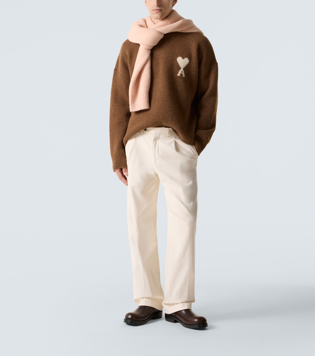 Pull en alpaga et laine  | Ami Paris