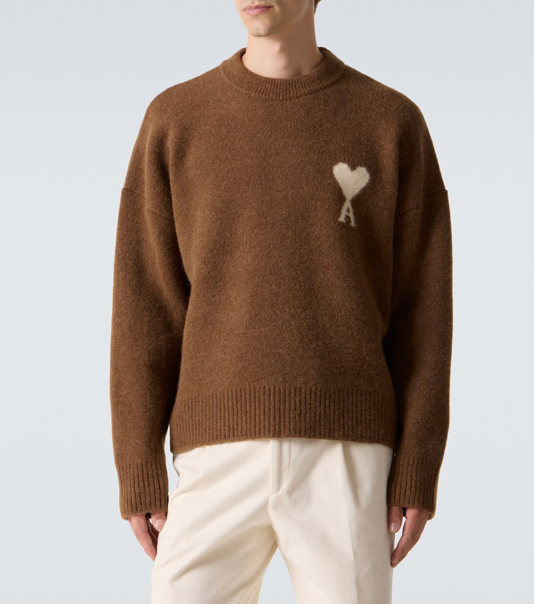 Pull en alpaga et laine  | Ami Paris