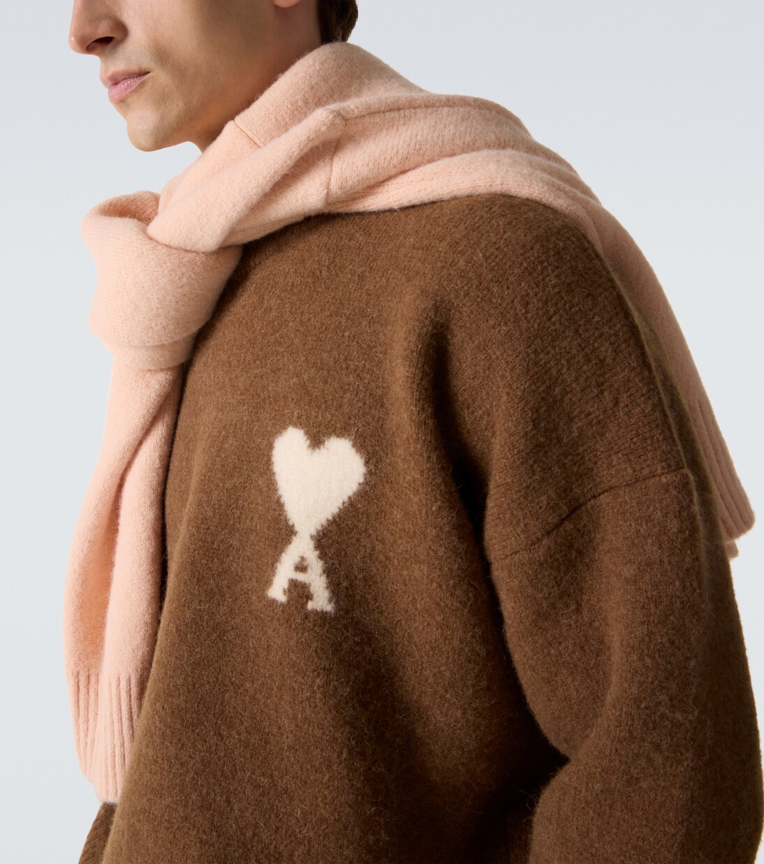 Pull en alpaga et laine  | Ami Paris