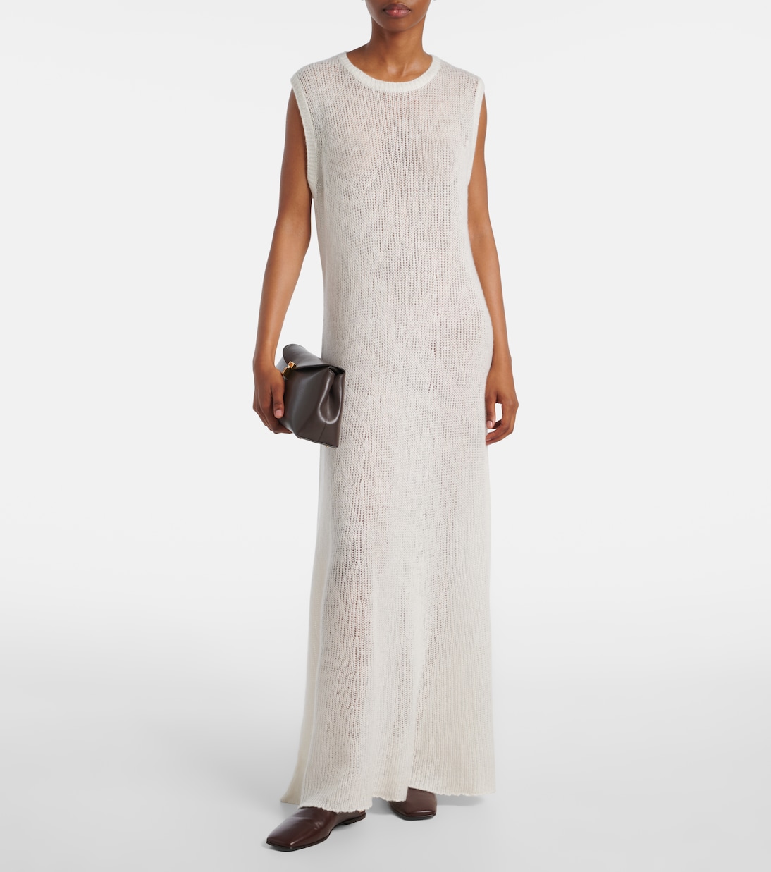 Madalena cashmere and silk maxi dress | Lisa Yang