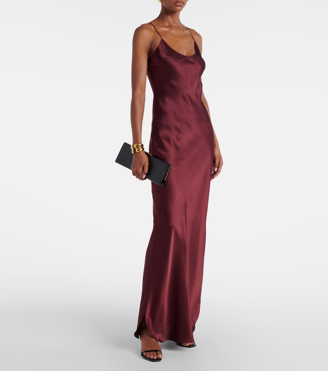 Vestido de fiesta Cami de charmeuse de seda | Nili Lotan