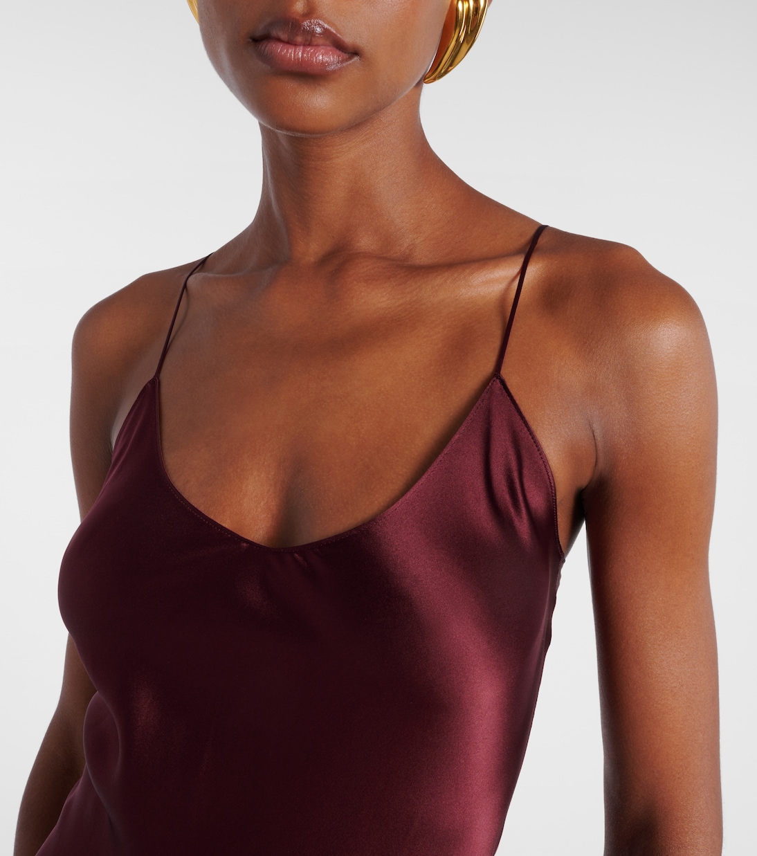 Vestido de fiesta Cami de charmeuse de seda | Nili Lotan