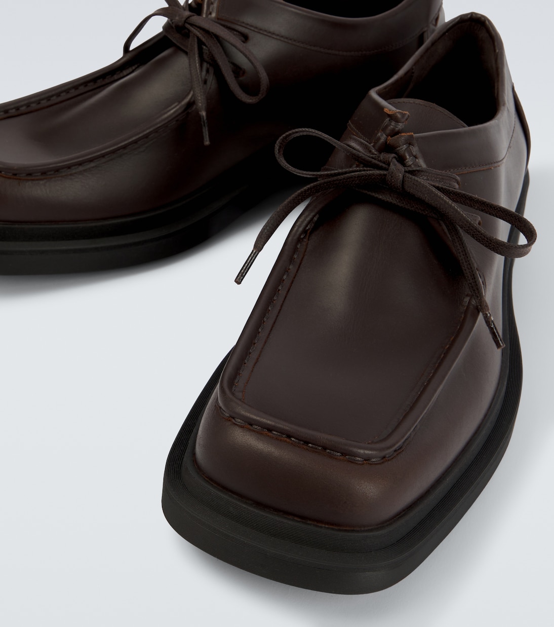 Ben Intrecciato leather lace-up shoes | Bottega Veneta