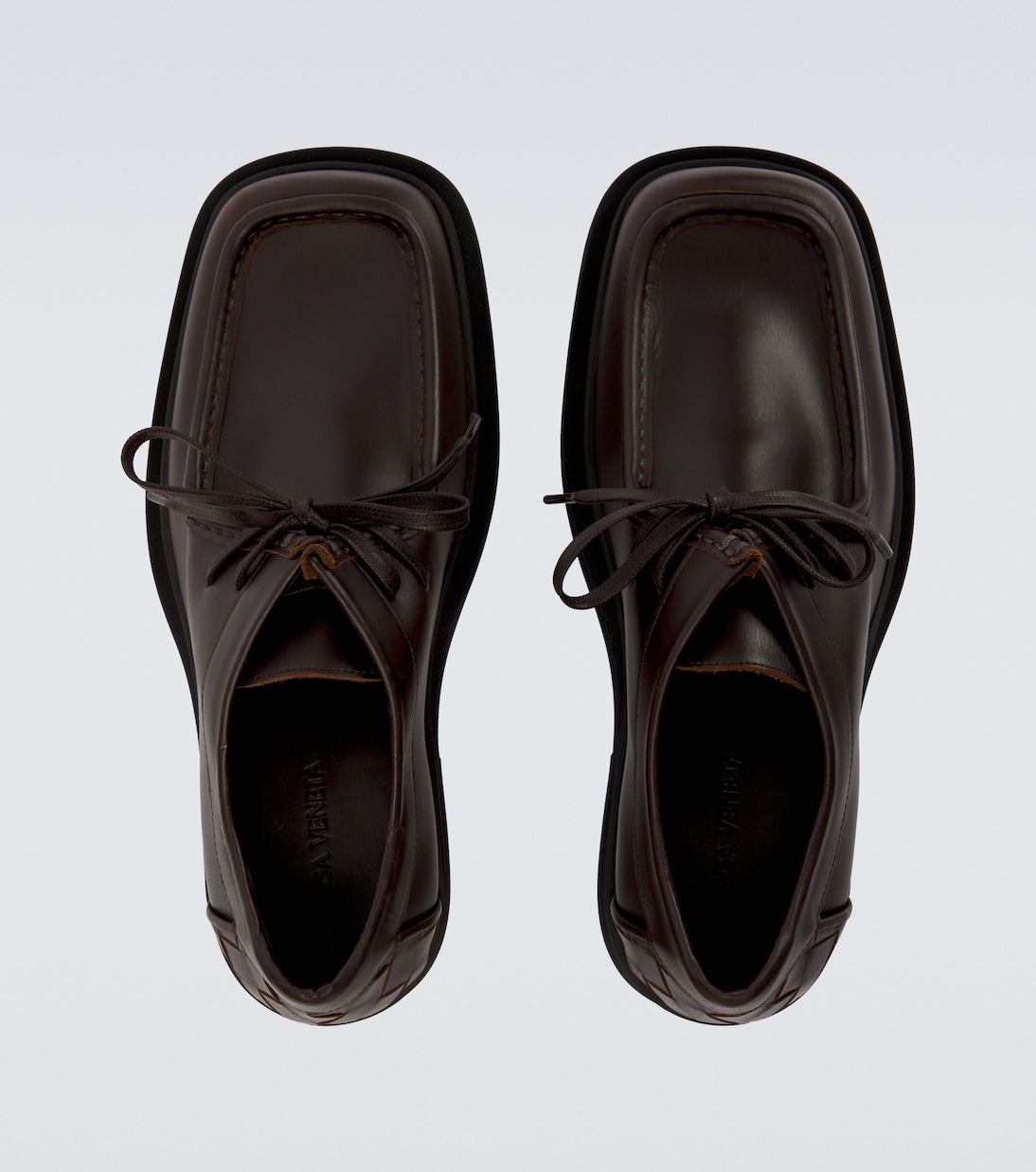 Ben Intrecciato leather lace-up shoes | Bottega Veneta