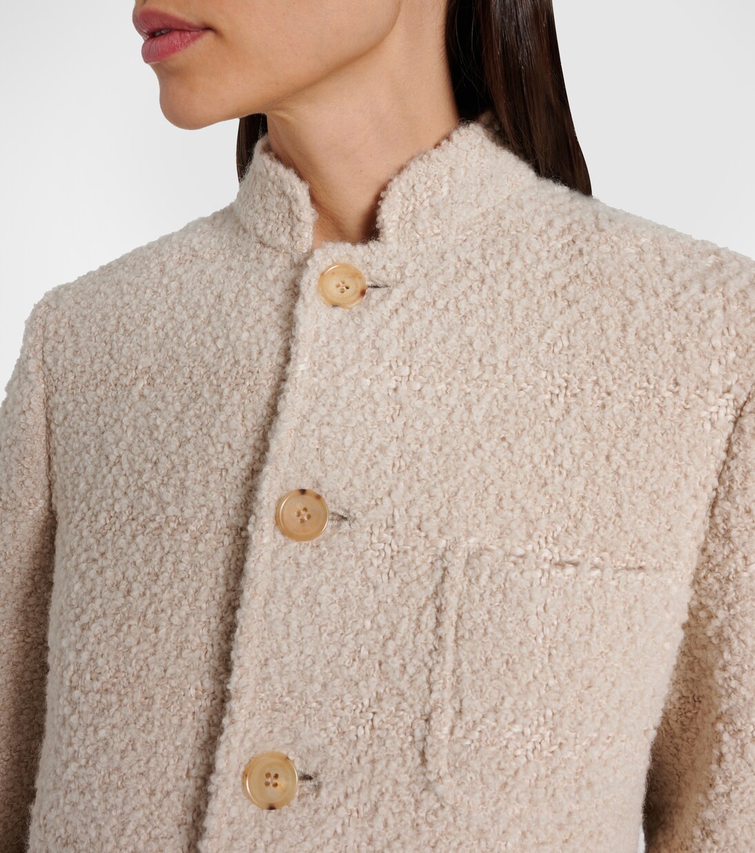 Spagna Mini SB bouclé wool-blend jacket | Loro Piana