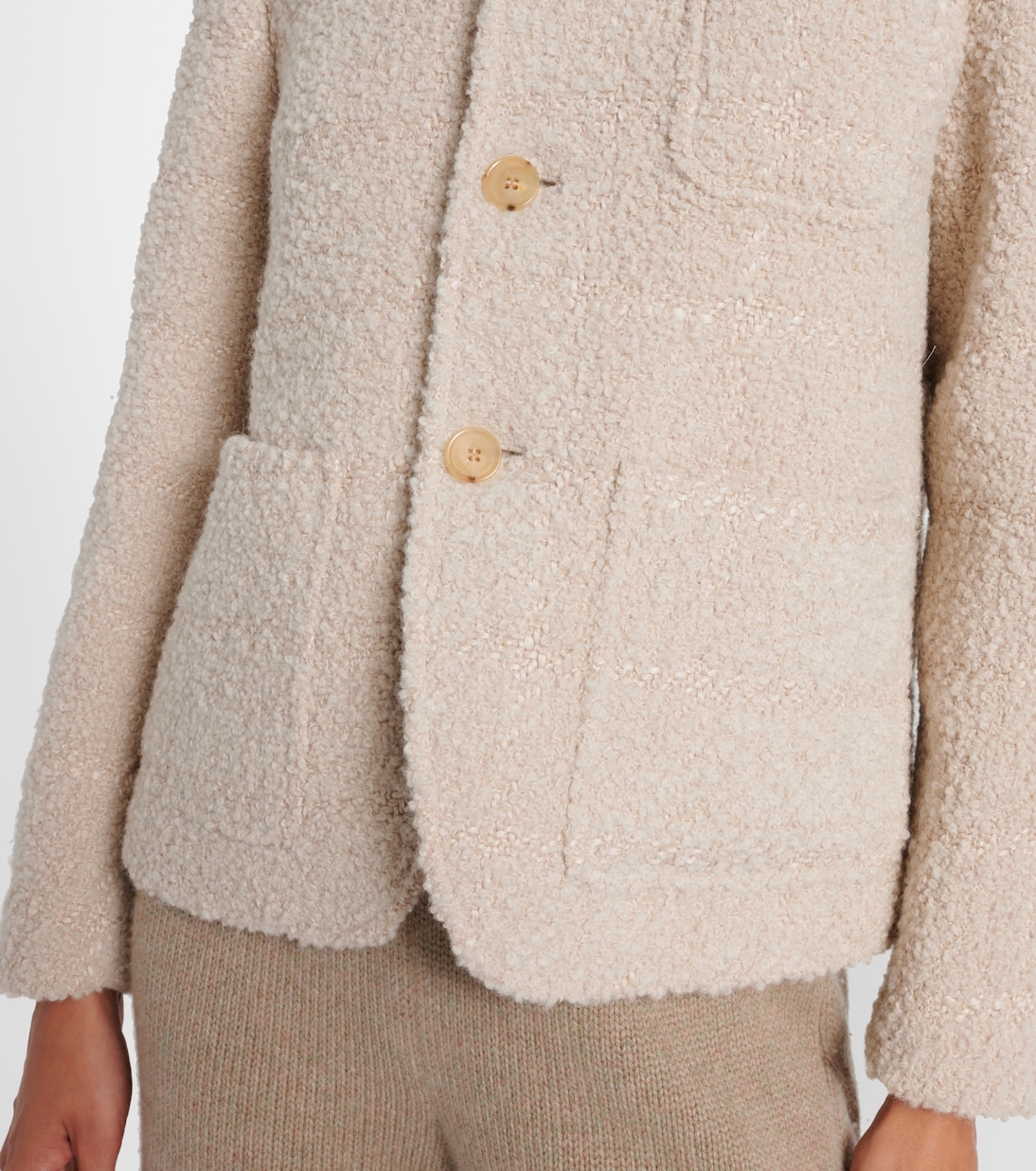 Spagna Mini SB bouclé wool-blend jacket | Loro Piana