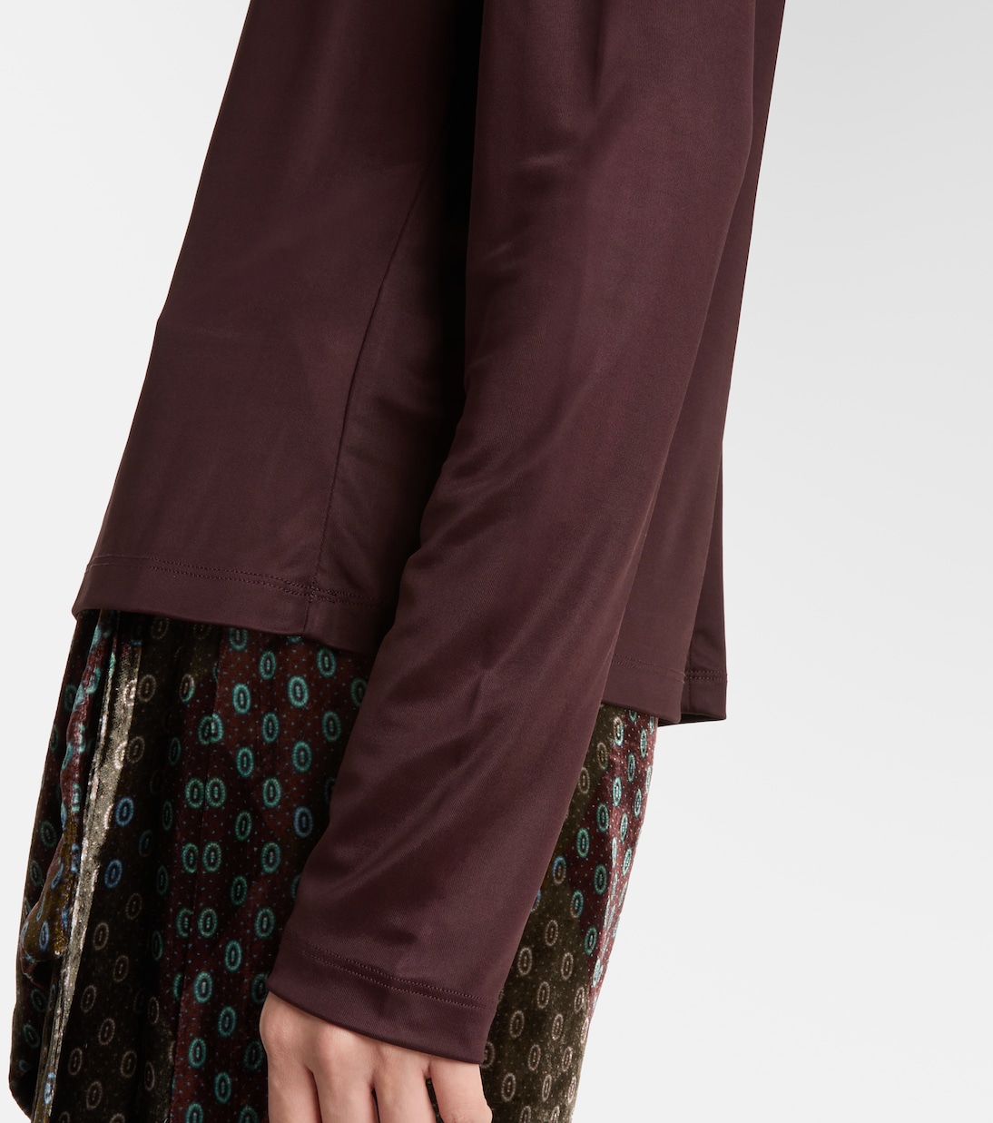 Huala draped top | Dries Van Noten