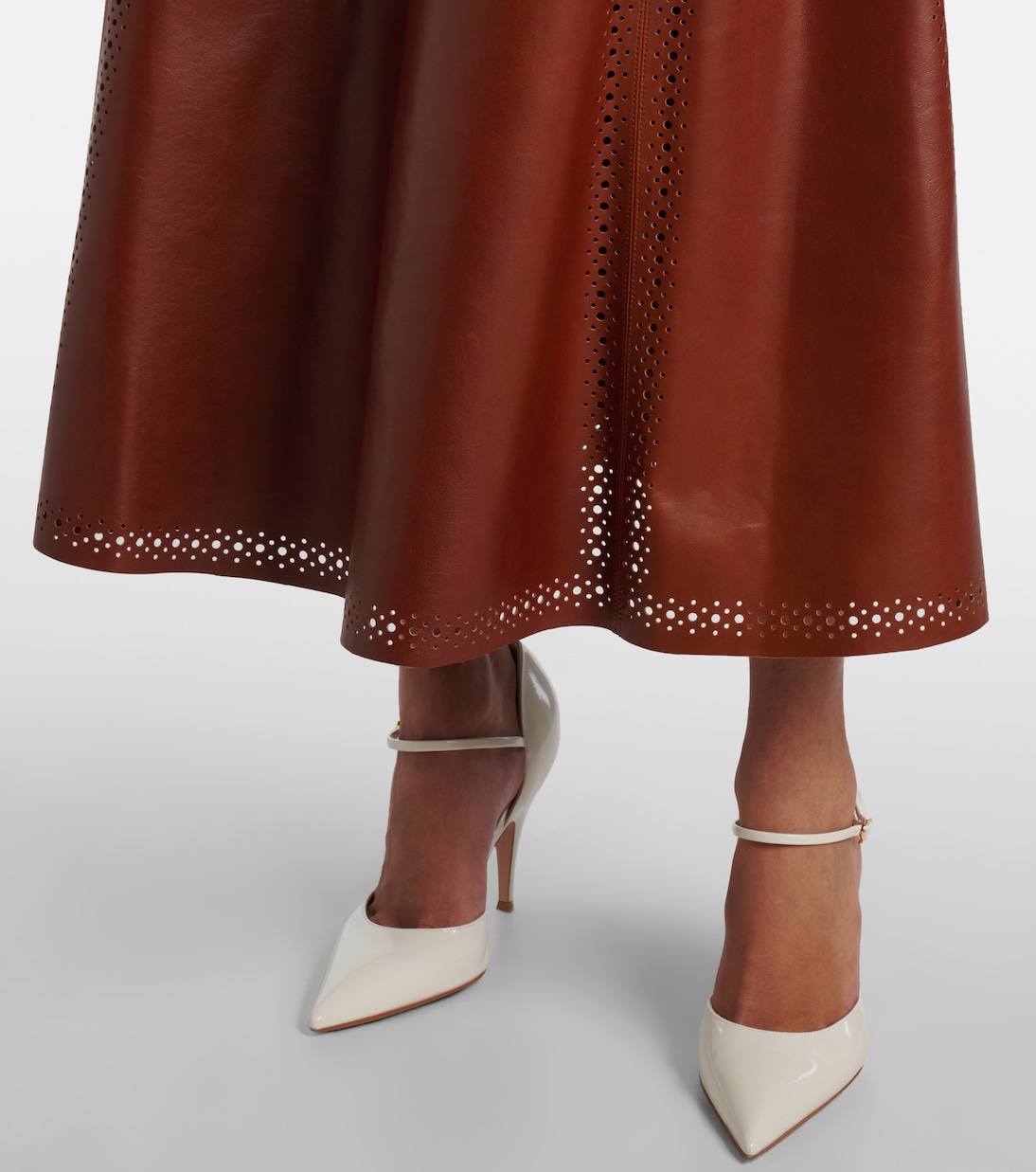Aninda leather midi skirt | Ulla Johnson