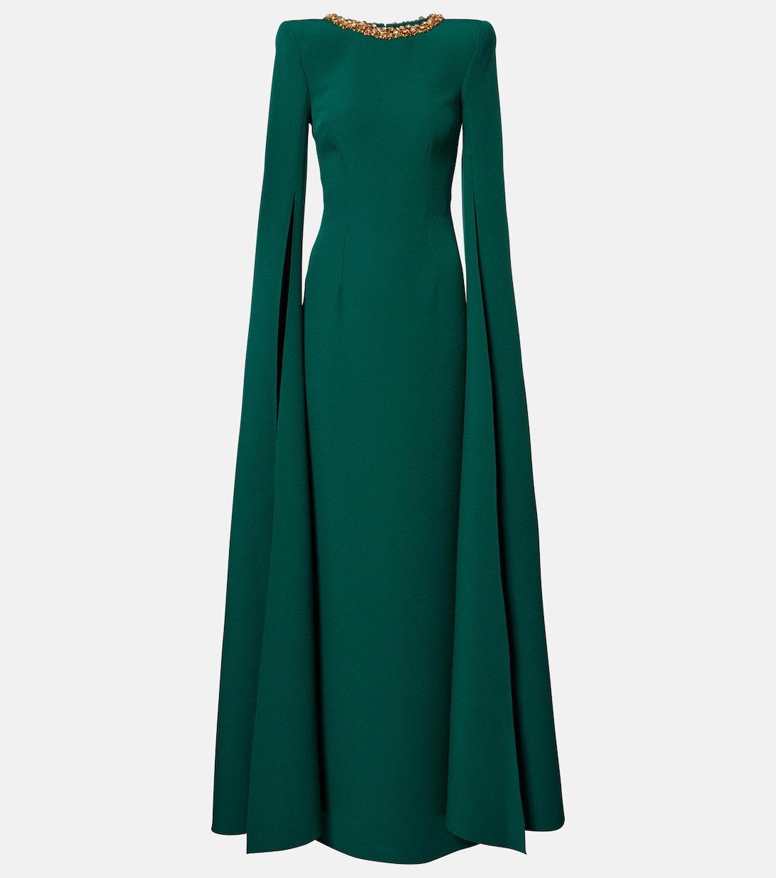 Embellished crêpe gown | Safiyaa
