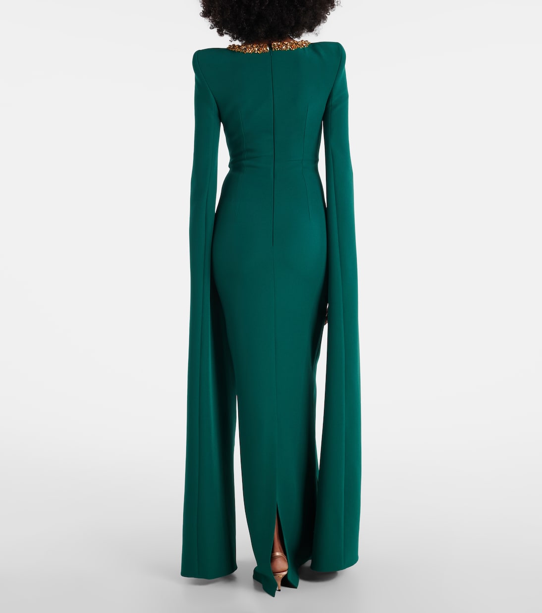 Embellished crêpe gown | Safiyaa