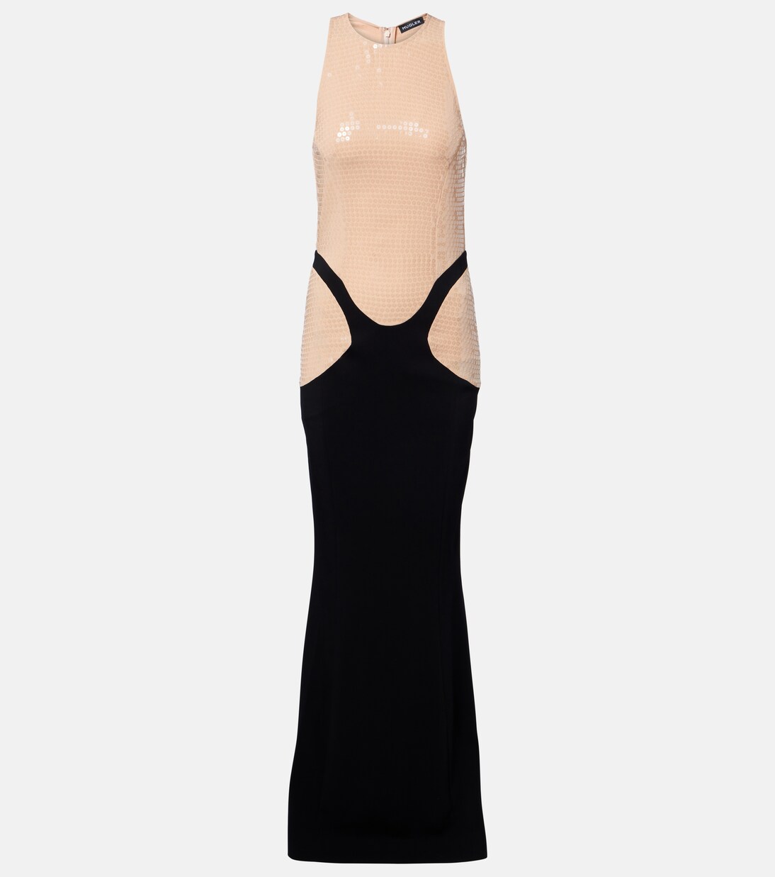 Sequined crêpe gown | Mugler