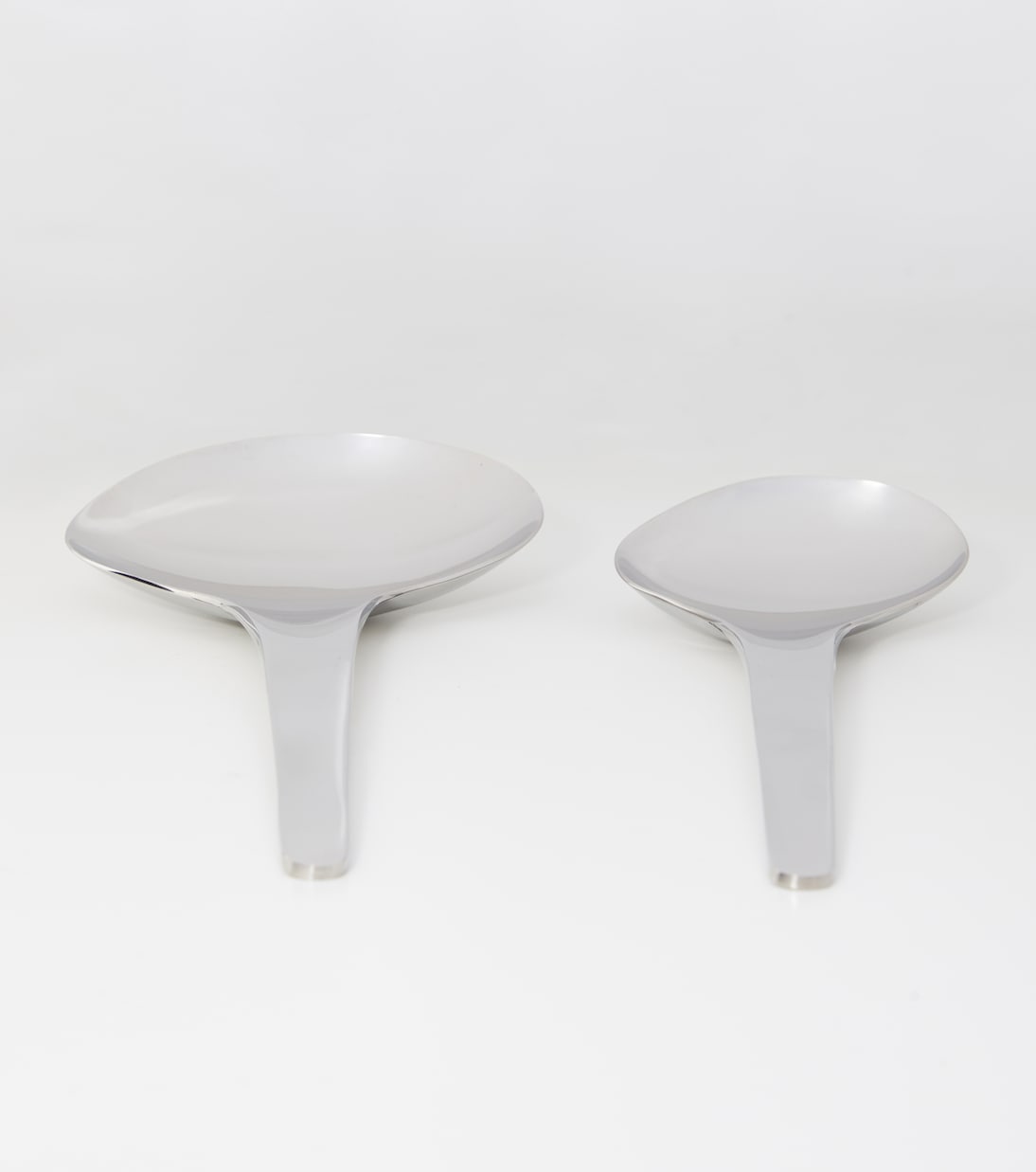 Bloom set of 2 stainless steel spoons by Helle Damkjær | Georg Jensen