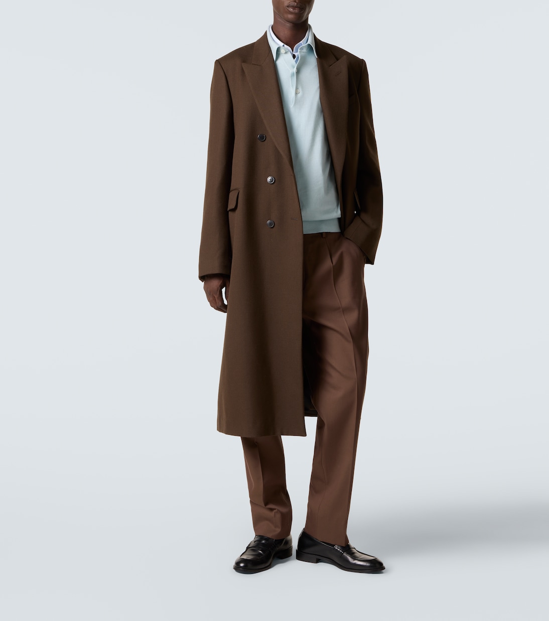 Cotton and wool straight pants | Zegna