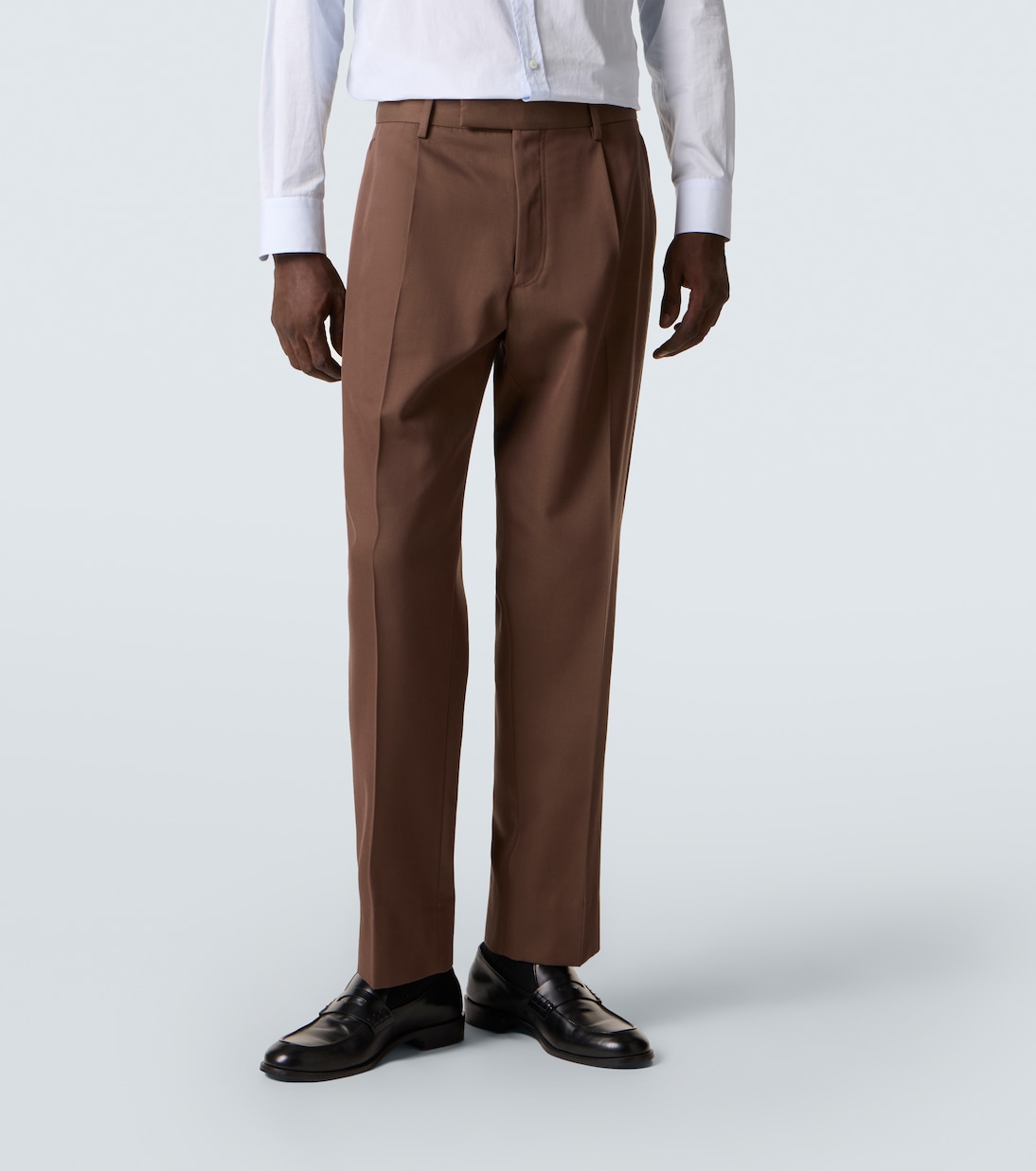 Cotton and wool straight pants | Zegna